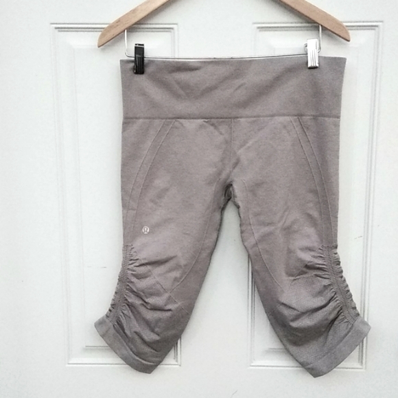 Lululemon Yoga Pants In The Flow Crop Size 10 Medium - Picture 4 of 6